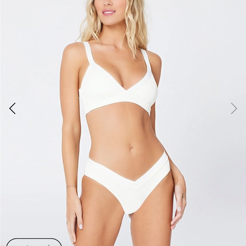 NWT L space Pratt bikini bottom